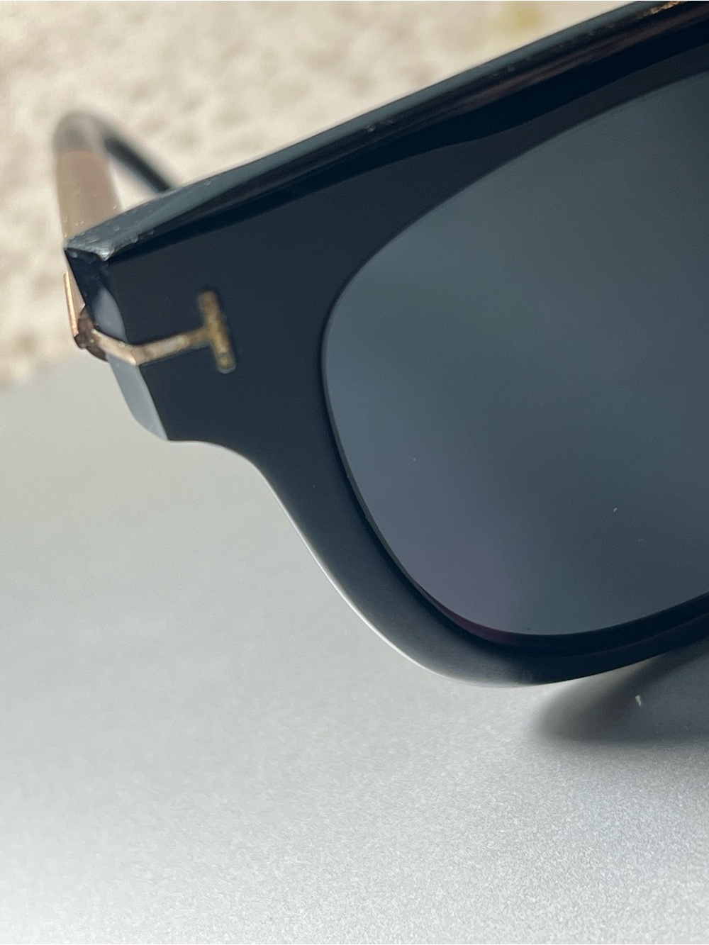 Tom Ford Black Square Sunglasses with Dark Lenses - Picture 3 of 13